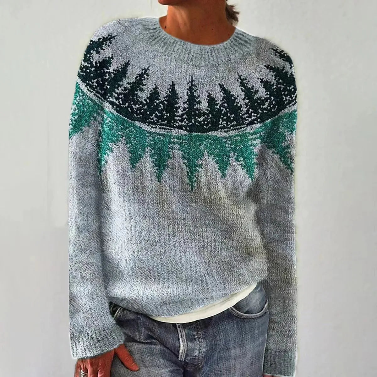 Blue / Trees / 3XL