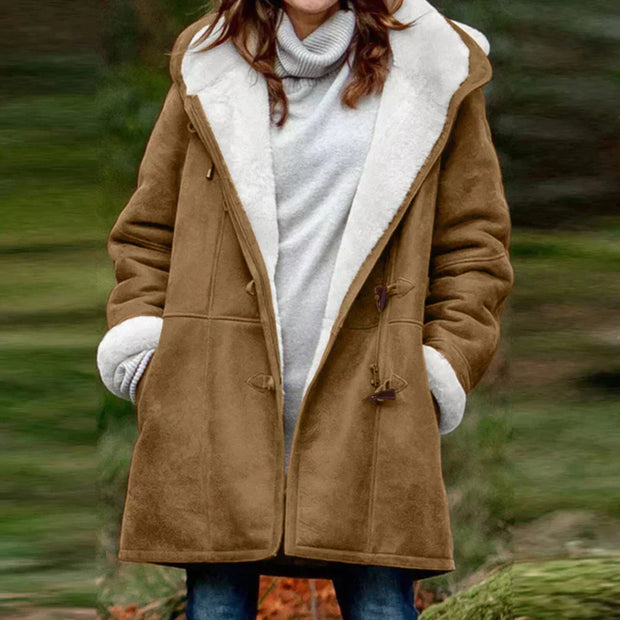 Audrey | Soft Faux Suede Coat