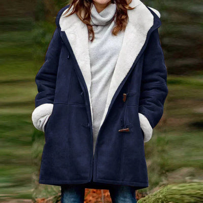 Audrey | Soft Faux Suede Coat