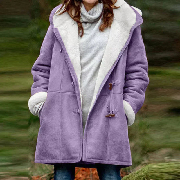 Audrey | Soft Faux Suede Coat