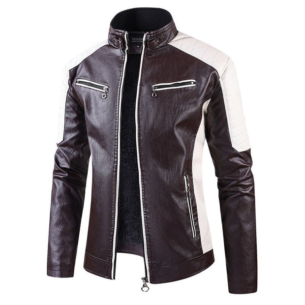 Mads ™ | Vintage Leather Motorcycle Jacket For Men