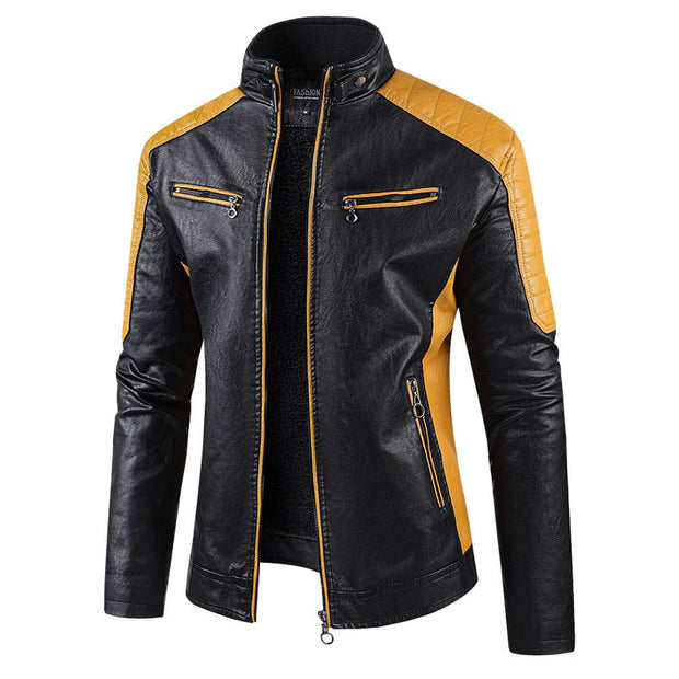 Mads ™ | Vintage Leather Motorcycle Jacket For Men