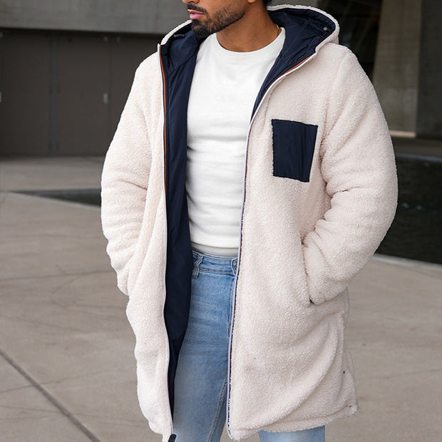 Esben ™ | Cozy Sherpa-Lined Jacket with Contrast Hood For Men